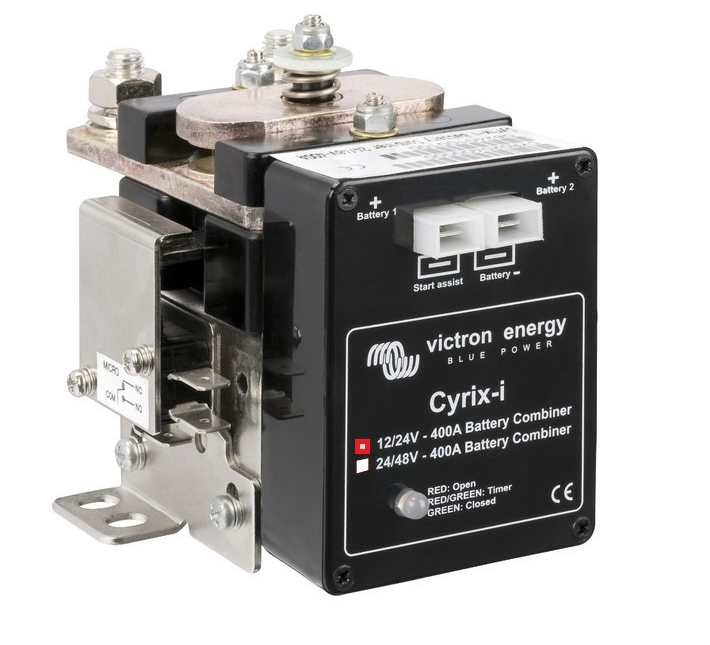 Cyrix-i 12/24V-400A intelligent combiner