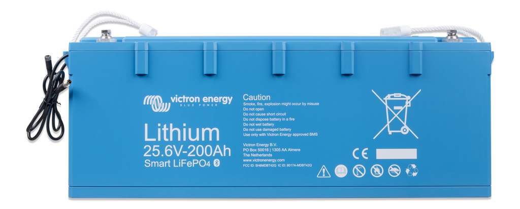 LiFePO4 Lithium accu 25,6V/200Ah - Smart-a