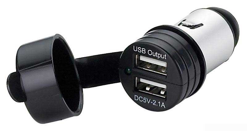 USB dual sigaretten plug