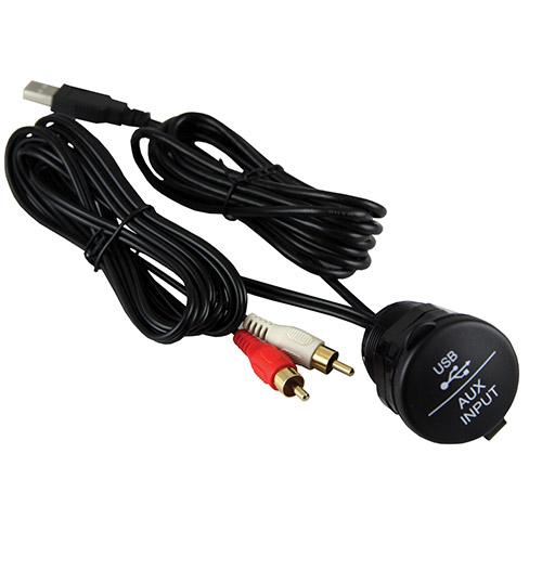 USB/AUX input via een 3.5mm plug