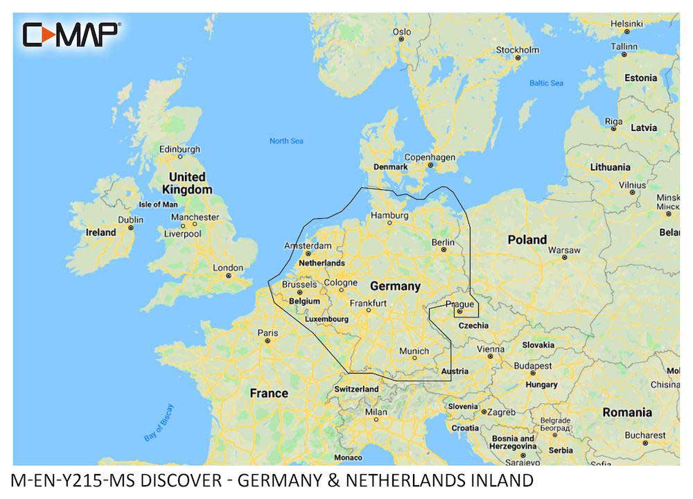 C-MAP DISCOVER - Germany & Netherland Inland