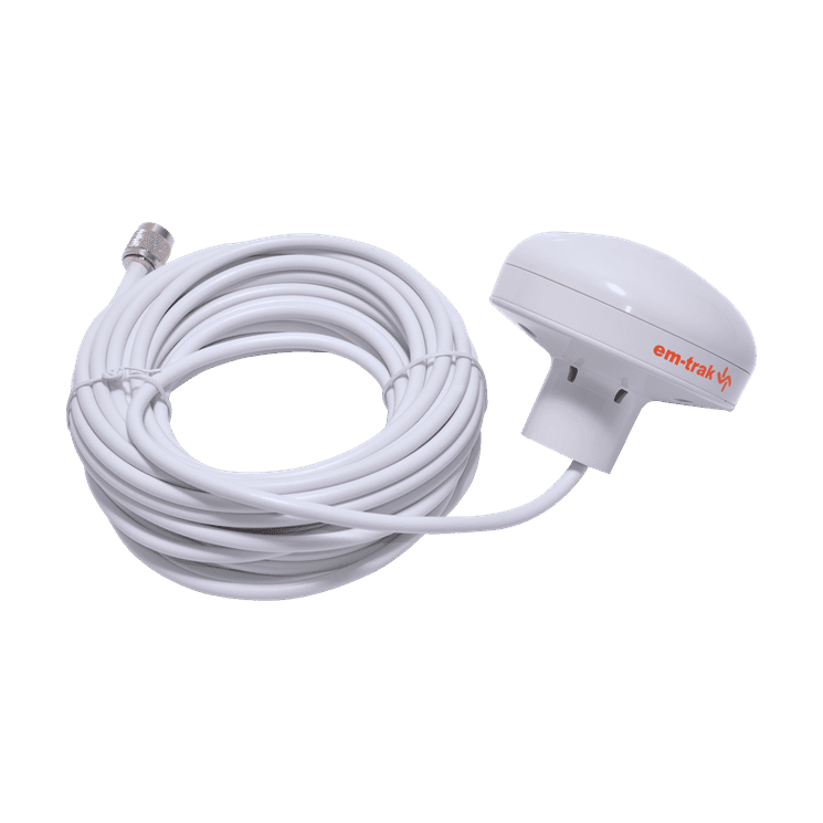 GPS Antenne EM-TRAK (incl. 10m kabel met 1''-14NF aansluiting)