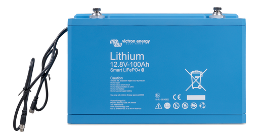 [VIBAT512110610] LiFePO4 Lithium accu 12,8V/100Ah - Smart