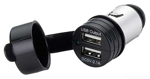 [AS4449950] USB dual sigaretten plug