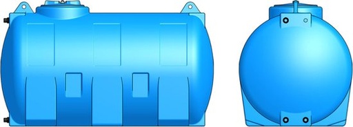 [B0020224] Vloeistoftank type CHO horizontaal