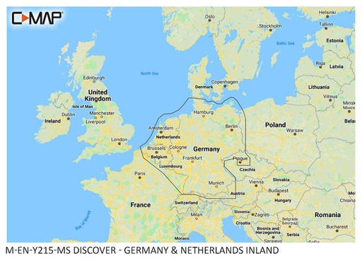 [SRMENY215MS] C-MAP DISCOVER - Germany & Netherland Inland